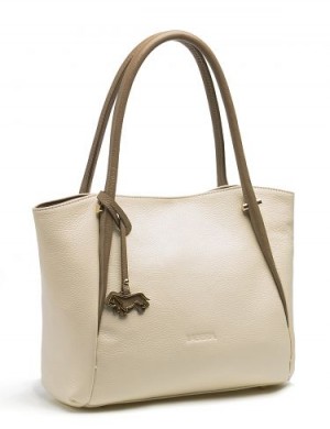 L-1808-2-beige-taupe "Labbra" Сумка в/с жен нат.кожа