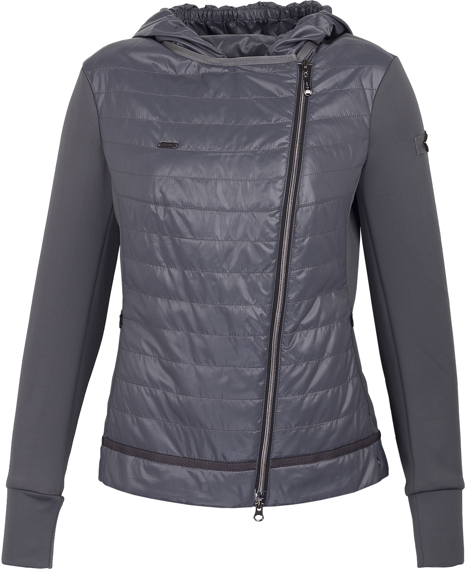 M890LL-grey "LimoLady" Куртка деми жен текстиль