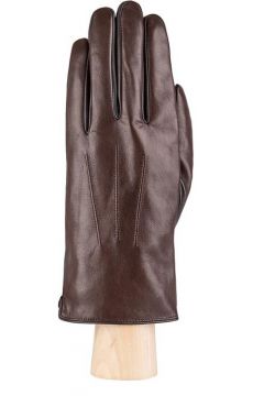 LB-6008-brown "Labbra" Перчатки деми муж нат.кожа